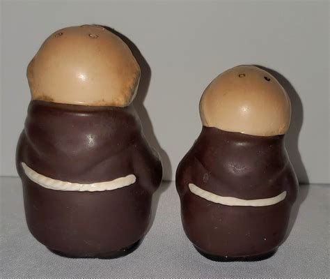 Vintage Salt And Pepper Shakers With Goebel Mark Friar Tuck Monk W Germany Ebay