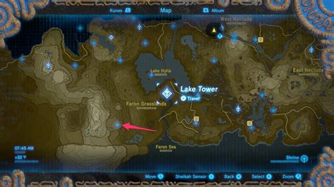 Zelda breath of the wild карта мира на русском языке