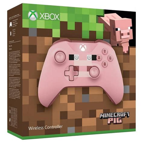 Microsoft Xbox One Gamepad Inal Mbrico Edici N Limitada Minecraft Pig