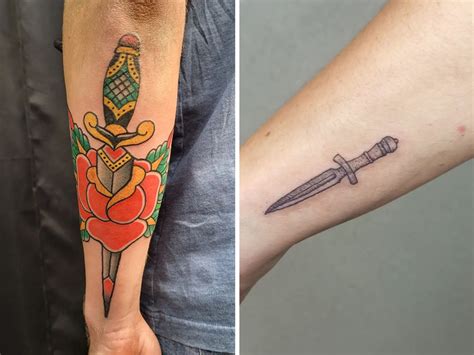 Dagger Knife Tattoo