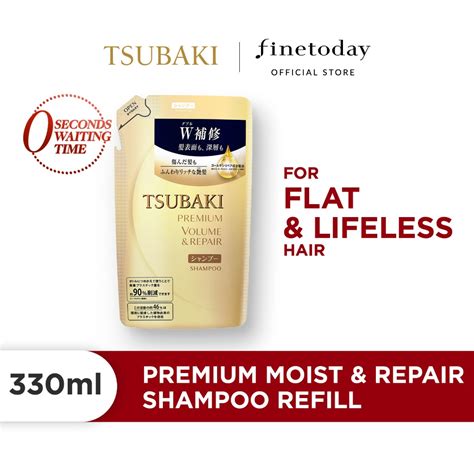 Tsubaki Premium Volume Repair Shampoo Refill Pack 330ml Shopee Malaysia