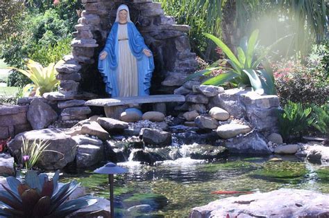 Virgin Mary Garden Statue Grotto Gardenbz