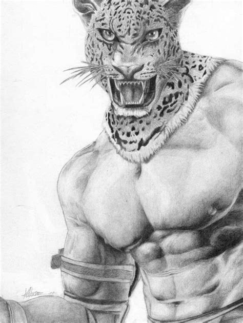 Armor King Tekken Drawing Sketch Drawing Skill