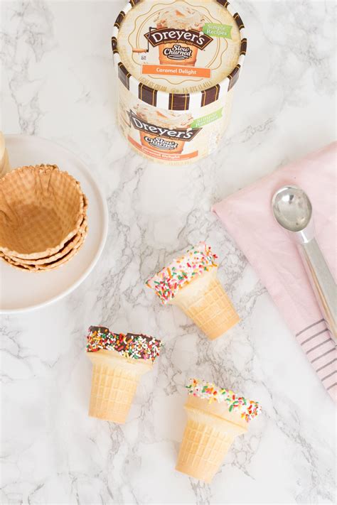 Diy Dipped Ice Cream Cones For A Summer Party Treats And Trends