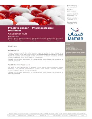 Fillable Online Prostate Cancer Pharmacological Fax Email Print PdfFiller