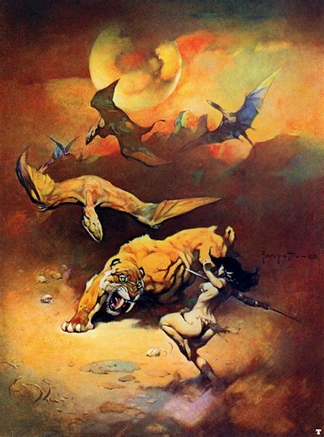 The Hunt Frank Frazetta Fantasy Art Fantasy Artist