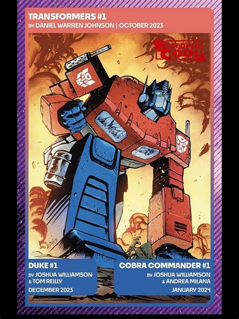 Skybound Transformers Y G I Joe Series Fechas Y Autores Zona Negativa