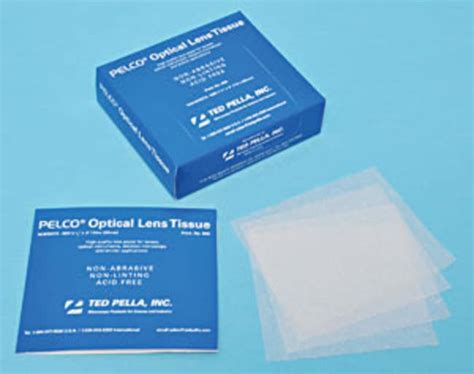 Ted Pella Inc Pelco Optical Lens Tissue X Mm Box Of Sheets