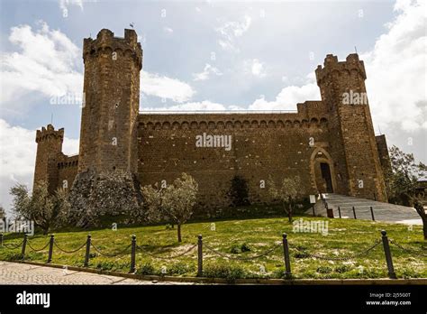 old castle in Montalcino Stock Photo - Alamy