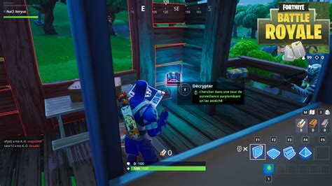 Fortnite Puce N Chercher Dans Une Tour De Surveillance