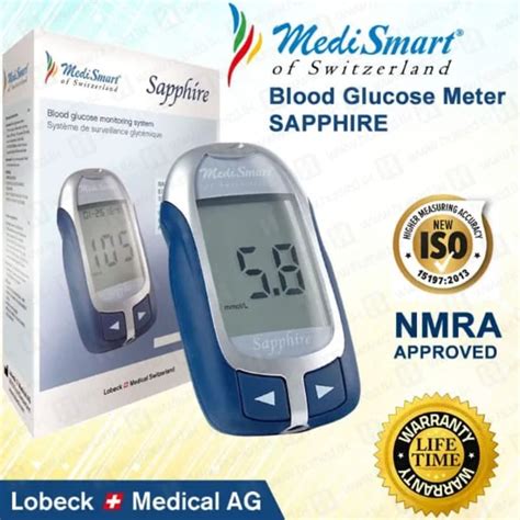 Medismart Shappire Glucose Monitor Lifetime Warranty