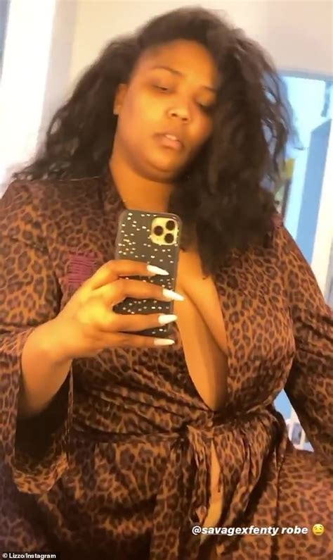 Lizzo Rocks Leopard Savage X Fenty Robe After Clapping Back At A