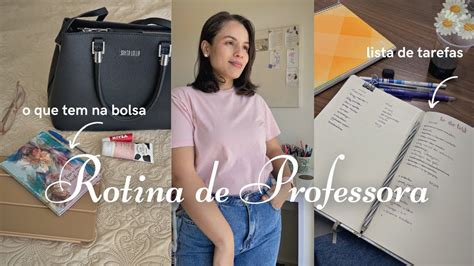 Rotina De Uma Professora Fazendo Lista De Tarefas Para O Dia YouTube