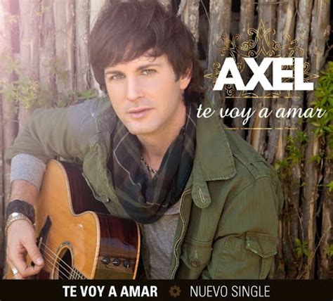 Portada Cover Axel Te Voy A Amar