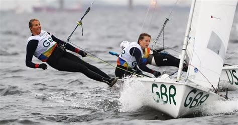 Team Gb Sailing Duo Secure Gold Medal At Rio Olympics Four Years After