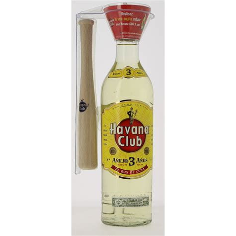 Havana Club Rhum Havana Club 3 Ans 70cl Objets Mojito Pas Cher