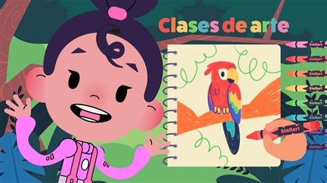 Aprende a dibujar un guacamayo Dibujo fácil para niños Clases de