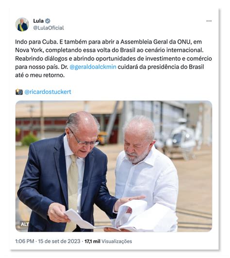 Lula Vai A Cuba Para C Pula De Pa Ses Do Sul Global