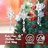 Amazon Boao Pcs Winter Acrylic Snowflake Crystal Wonderland