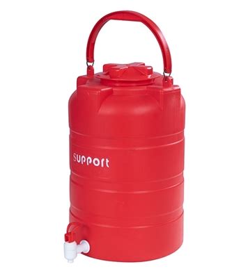 Support 20L BLOW Tank With TAP Red Othoba