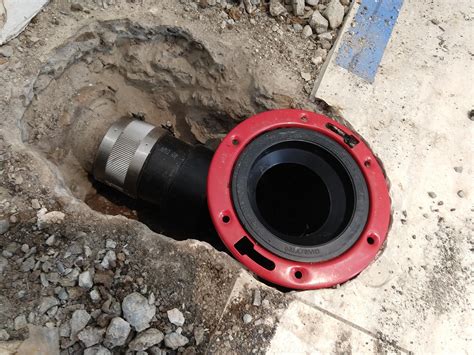 how to install toilet flange 5