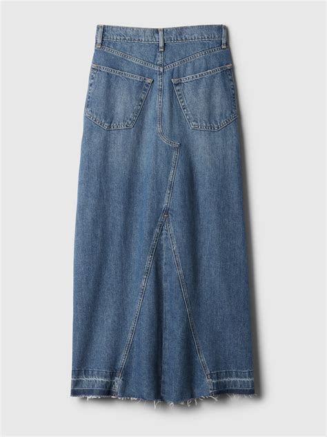 Denim Maxi Skirt Gap