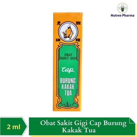 Jual Obat Sakit Gigi Cap Burung Kakak Tua 2 Ml Shopee Indonesia