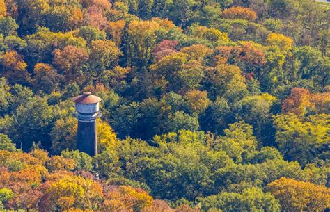 Moers Von Oben Industriedenkmal Wasserturm In Moers Im Bundesland