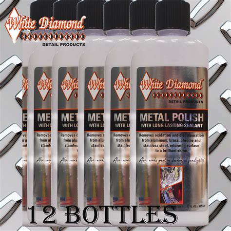 White Diamond Metal Polish 12 Bottles Plus 2 BLUE PEARL AND FREE SHIPPING – White Diamond Detail ...