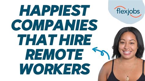 10 Happiest Companies That Hire Remote Workers Youtube