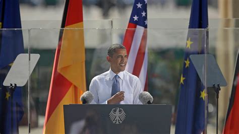 Obamas Berliner Rede Frieden Hinter Einer Glasscheibe N Tv De