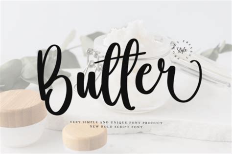 Butter Font By Black Line Creative Fabrica