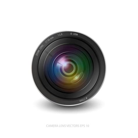Premium Vector | Camera lens shutter aperture isolated.