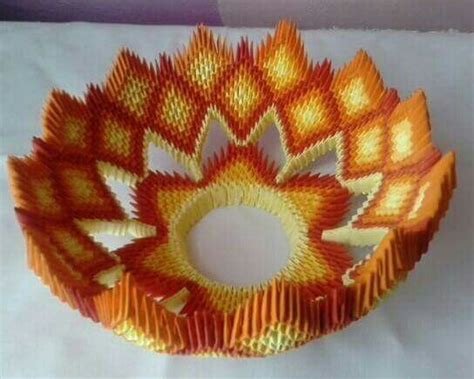 Colorful 3d Origami Art