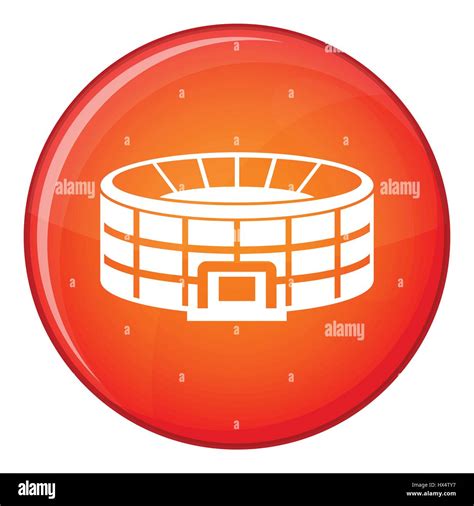 Stadium Icon Flat Style Stock Vector Image Art Alamy