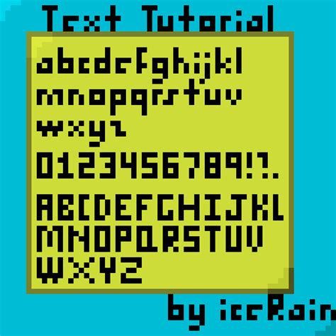 Pixilart - Pixel Text Tutorial by icyboi