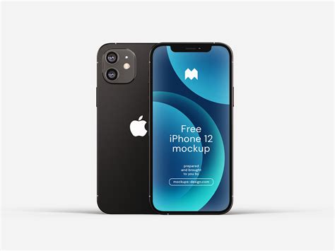 Free Minimal IPhone 12 Mockup PSD Psfreebies