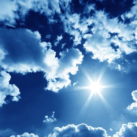 Beautiful Sunny Sky Stock Image Image Of Background Nature 9027811