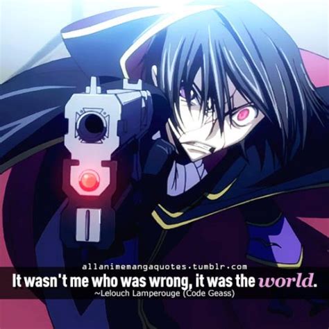 The Source Of Anime Quotes And Manga Quotes Code Geass Lelouch Lamperouge Anime Quotes