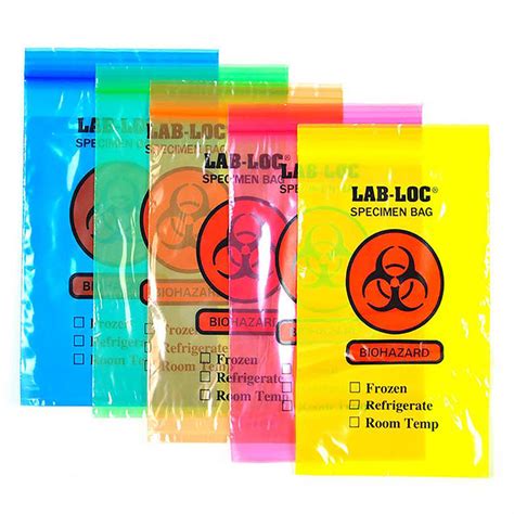 Oem Odm Service Ziplock Pouch Biohazard Plastic Bags Lab Hospital Ldpe