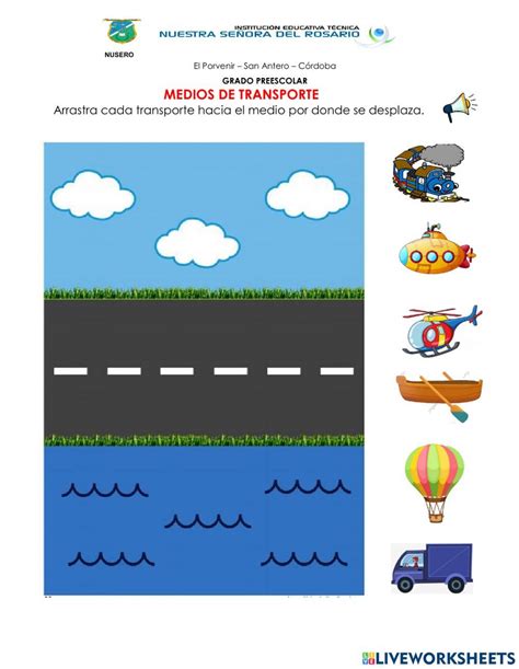 Medios De Transporte Online Exercise For Preescolar