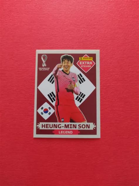 Panini Qatar Wc Heung Min Son Korea Legend Extra Sticker Nuova