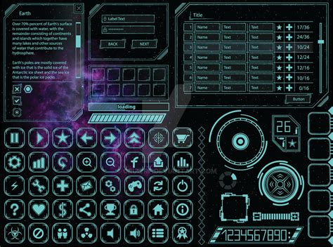 Sci Fi Gui Design By Cruizrf On Deviantart