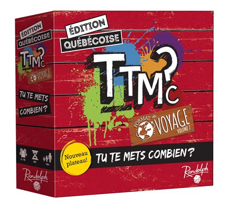 TTMC Tu Te Mets Combien Format Voyage Vol 2 Franc Jeu Repentigny