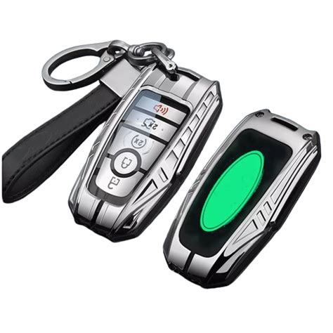 Car Remote Key Fob Cover Zinc Alloy Case Shell Bag For Ford Fusion Edge