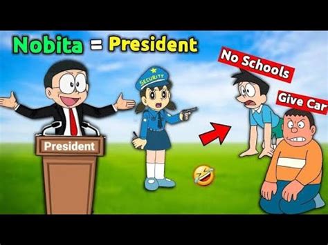 Nobita Became President Funny Gameplay YouTube