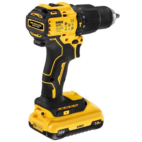 Wiertarko wkrętarka z udarem 18V 2x3 0Ah DeWALT DCD709L2T