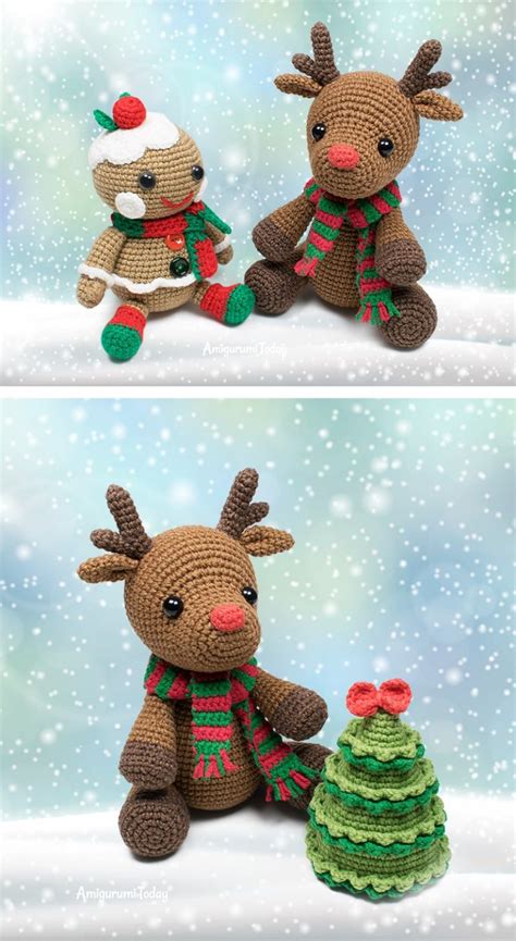 Crochet Deer Rudolph Free Pattern Amigurumi Today