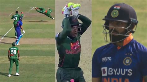 Virat Kohli Stood Shocked On Pitch When Litton Das Pulled Off Superman