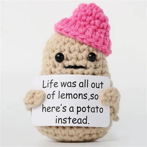 Positive Potato Beanie Lemon Default Title Peace Love